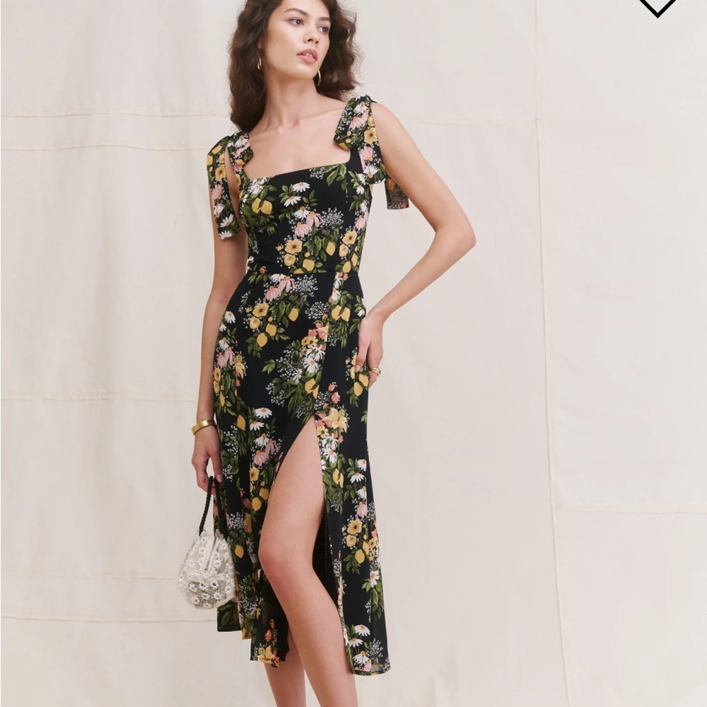 Reformation Twilight Floral Dress Sicilia Size 4